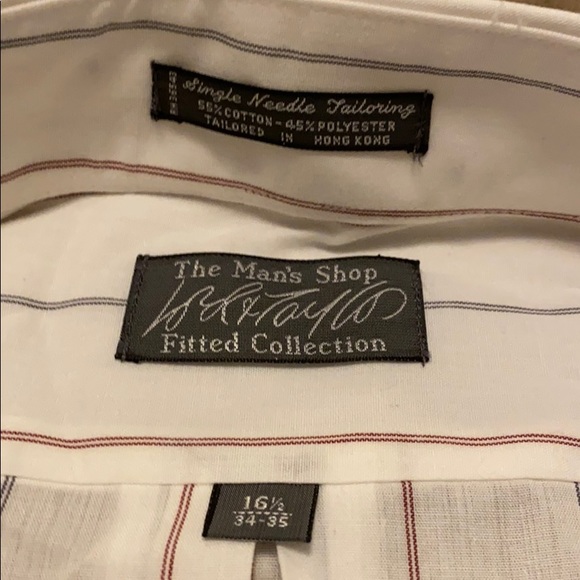 White Striped Dress Shirt - Picture 4 of 6